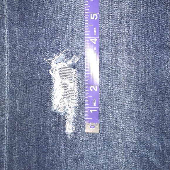 Kut from the Kloth * Sz 10 * Distressed Boyfriend * Blue Jeans * Stretchy Comfy - Picture 8 of 12